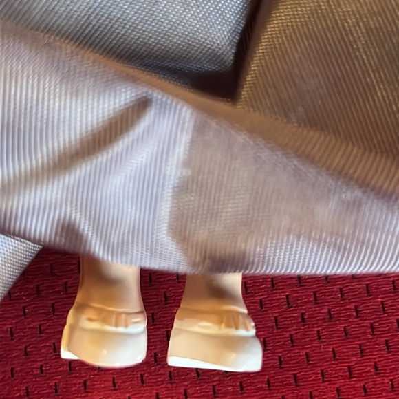 Vintage Red cross nurse doll with sleepy eyes fibre-craft materials stand 7" - Picture 7 of 14